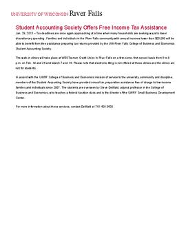 Press releases, 2013.