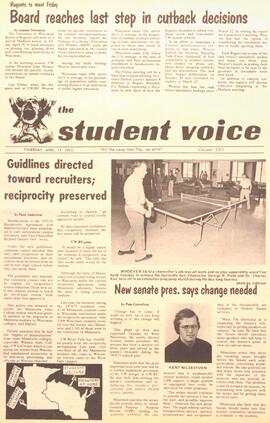 The Student Voice, April 17, 1975.