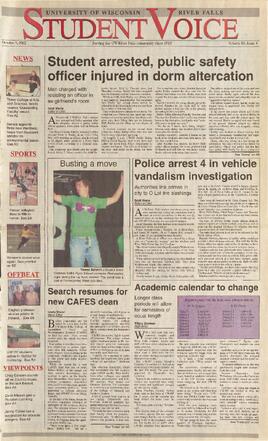 The Student Voice, October 3, 2002.