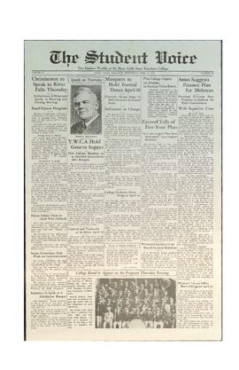 The Student Voice, April 13, 1932