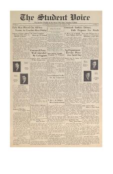 The Student Voice March 31, 1931.