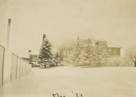 View of east side of South Hall, 1933.