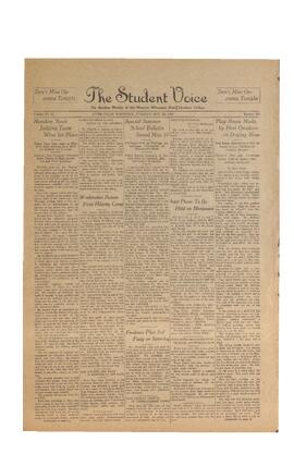The Student Voice, May 22, 1928.
