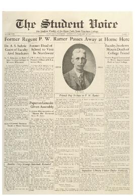 The Student Voice, February 22, 1933