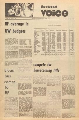 The Student Voice, September 21, 1972.