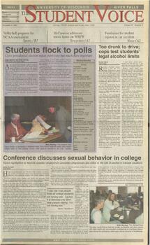 The Student Voice, November 09, 2000.