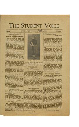 The Student Voice September 16, 1920.