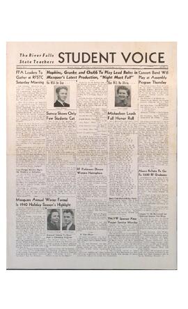 The Student Voice, December 11, 1940.