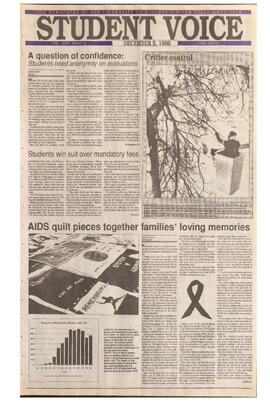 The Student Voice, December 5, 1996.