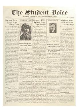 The Student Voice, April 12, 1933