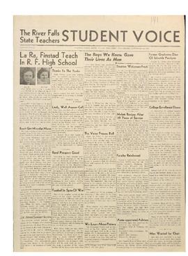 The Student Voice, September 21, 1943.
