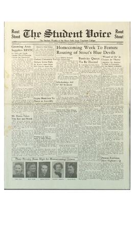 The Student Voice, October 4, 1939.