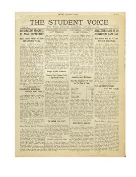 The Student Voice January 27, 1926.