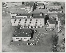 Aerial view of agricultural science building