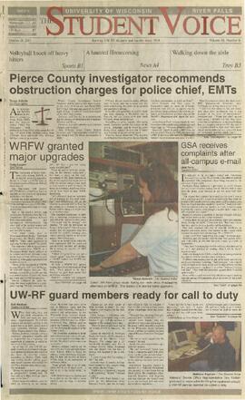 The Student Voice, October 18, 2001.