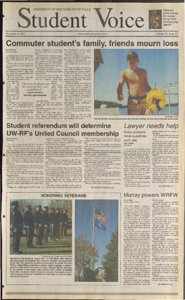 The Student Voice, November 14, 2003.