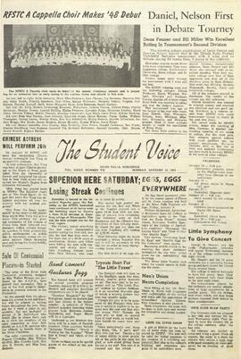 The Student Voice, January 12, 1948