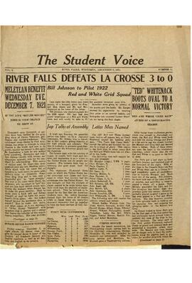 The Student Voice December 2, 1921.
