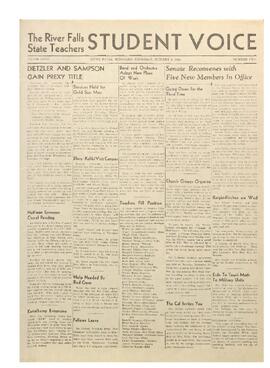 The Student Voice, October 7, 1943.