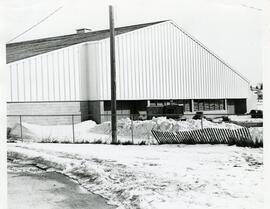 Exterior View of Hunt Arena, 1972.