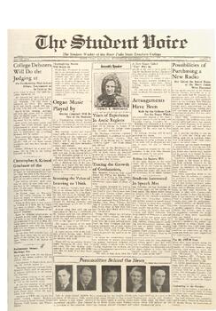 The Student Voice, November 17, 1937