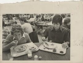 Students devouring food in Rodli Commons, n.d.