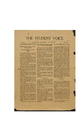The Student Voice May 25, 1917.