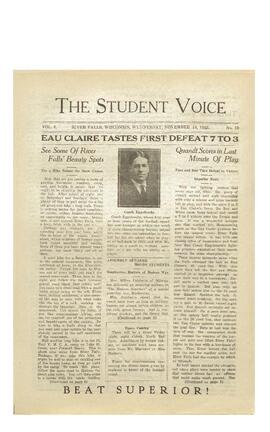 The Student Voice, November 14, 1923