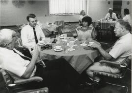 People seated in Rodli Commons, n.d.