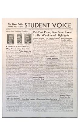 The Student Voice, February 12, 1941.