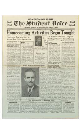 The Student Voice, October 13, 1939.