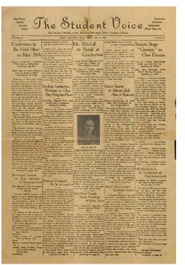 The Student Voice May 27, 1930.