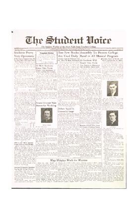 The Student Voice, December 13, 1939.