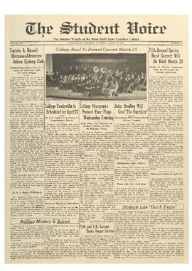 The Student Voice, March 18, 1937