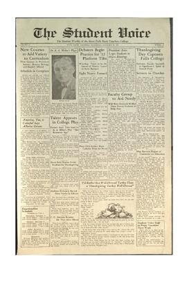 The Student Voice, November 25, 1931