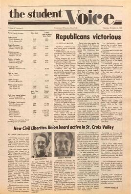 The Student Voice, November 6, 1980.