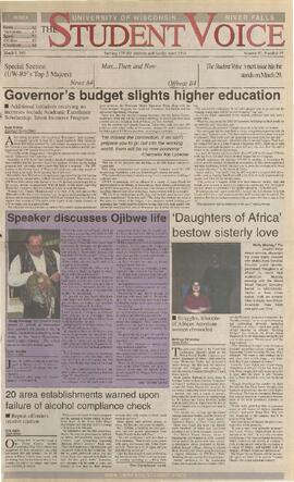 The Student Voice, March 08, 2001.