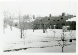 West side of Centennial Science in Winter, 1979.
