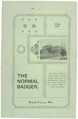 Normal Badger, June 1900