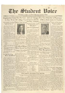 The Student Voice, September 19, 1935