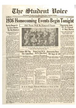 The Student Voice, October 23, 1936