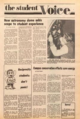 The Student Voice, September 25, 1980.
