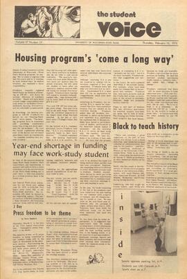 The Student Voice, February 15, 1973.