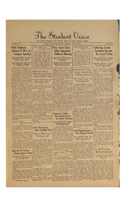 The Student Voice, January 10, 1928.