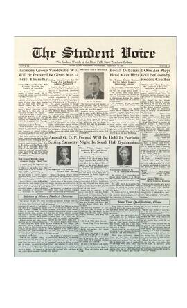 The Student Voice, February 19, 1936