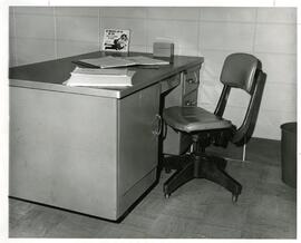 Staff desk, 1968.