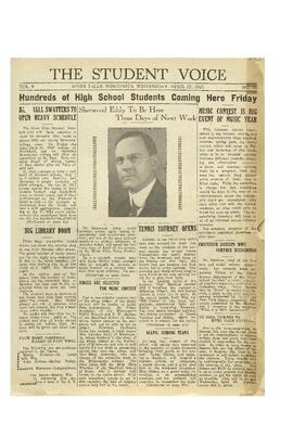 The Student Voice April 22, 1925.
