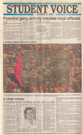 The Student Voice, October 17, 1996.