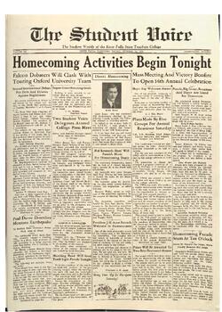 The Student Voice, October 25, 1935