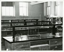 Empty chemistry lab